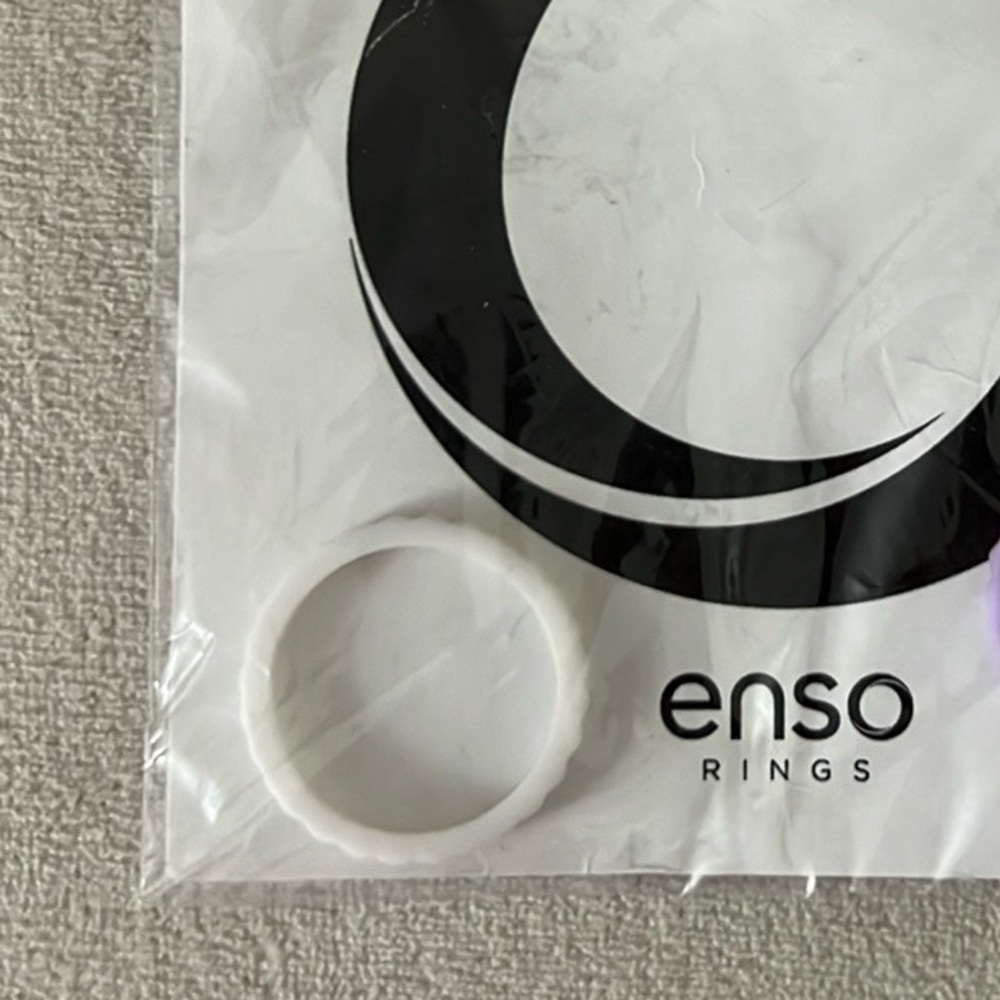 Enso Stackable Pyramid Silicone Ring